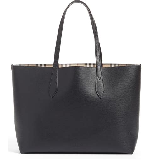 burberry medium lavenby reversible calfskin leather tote|Burberry Lavenby Medium Leather Tote .